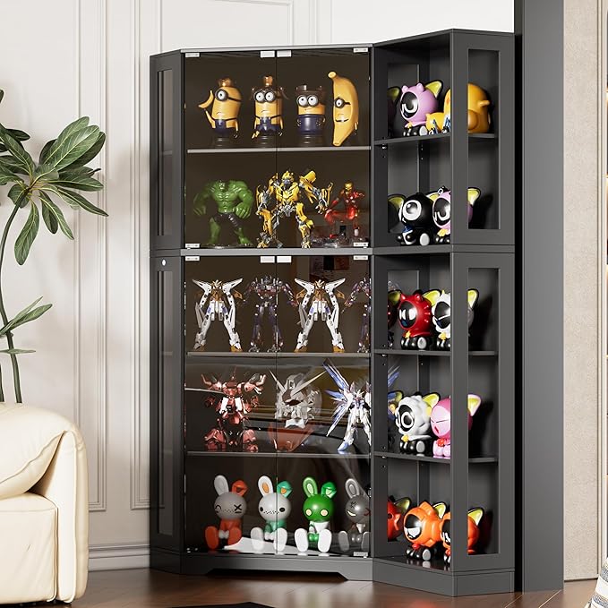 PAKASEPT Corner Display Curio Cabinet