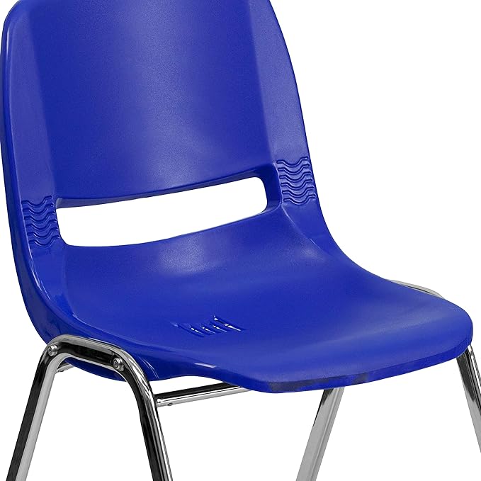 Flash Furniture HERCULES Series 440 lb. Capacity Kid's Navy Ergonomic Shell