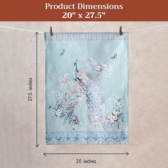 Maison d' Hermine Kitchen Towel 100% Combed Cotton Premium Set of 3