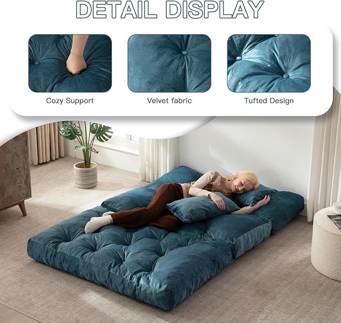 Folding Sofa Bed, Convertible Sleeper Chair