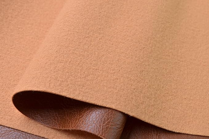 Wento Thick Faux Leather Fabric Soft Skin Grain PU Leather