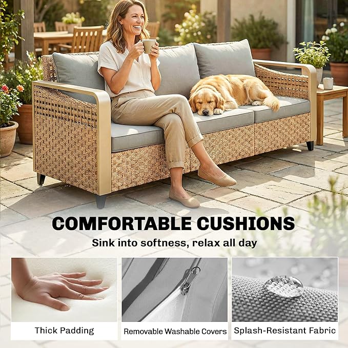 Outsunny Outdoor Patio Couch