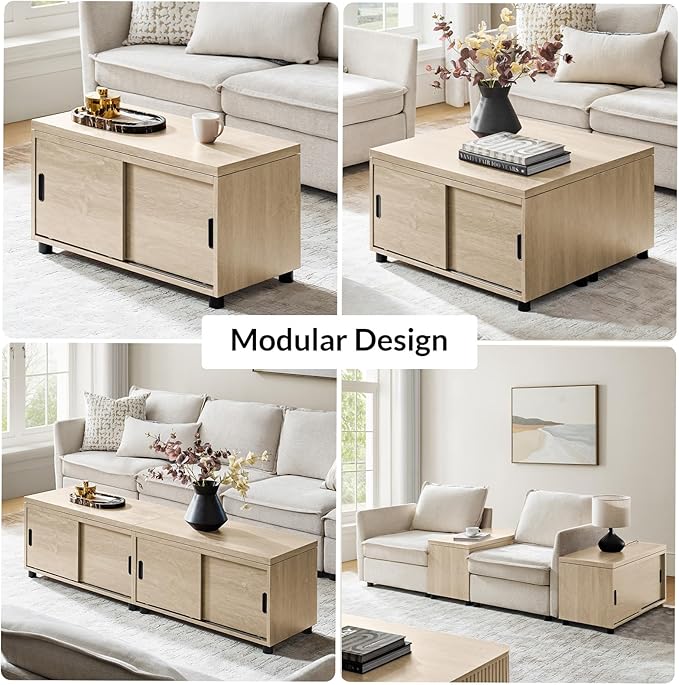 HULALA HOME Sofa Side Tables Set of 2