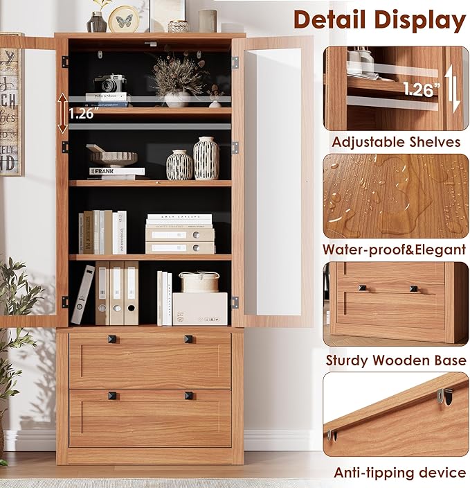 71" Tall Kitchen Pantry Cabinet