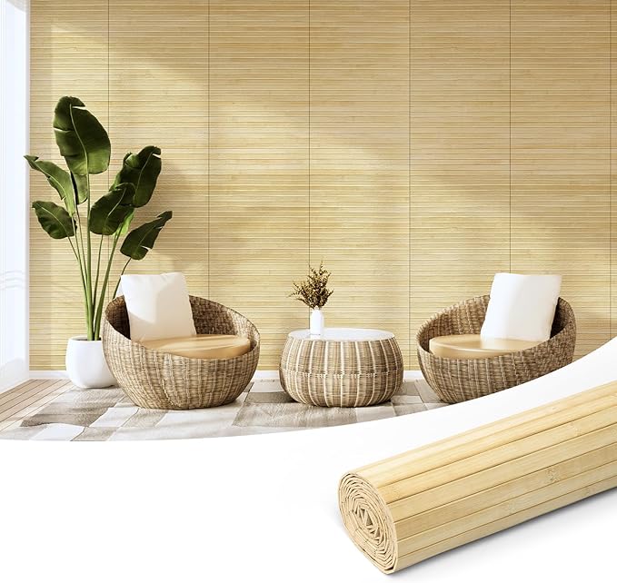 Art3d Natural Bamboo Wall Panel