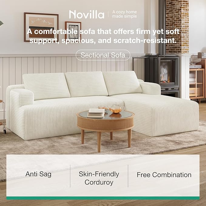 Novilla L-Shape Sectional Couches