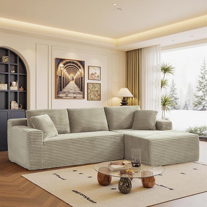 96" Sectional Couches for Living Room Cloud Couch Sofa