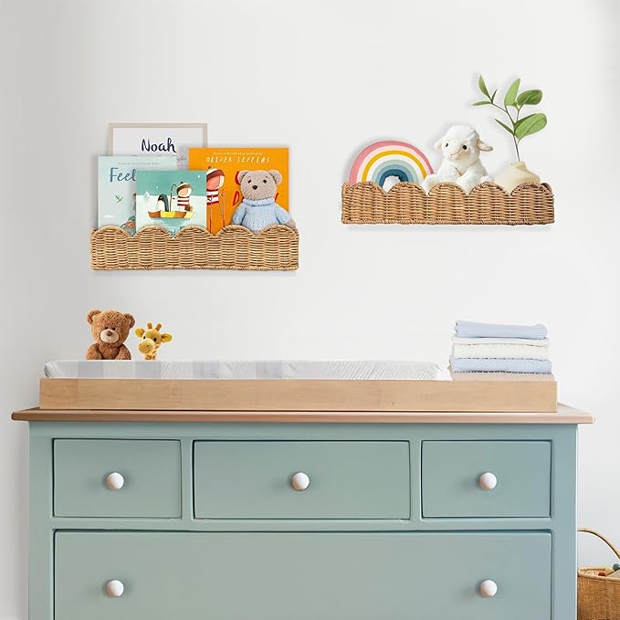 Nursery Book Shelves Set of 2