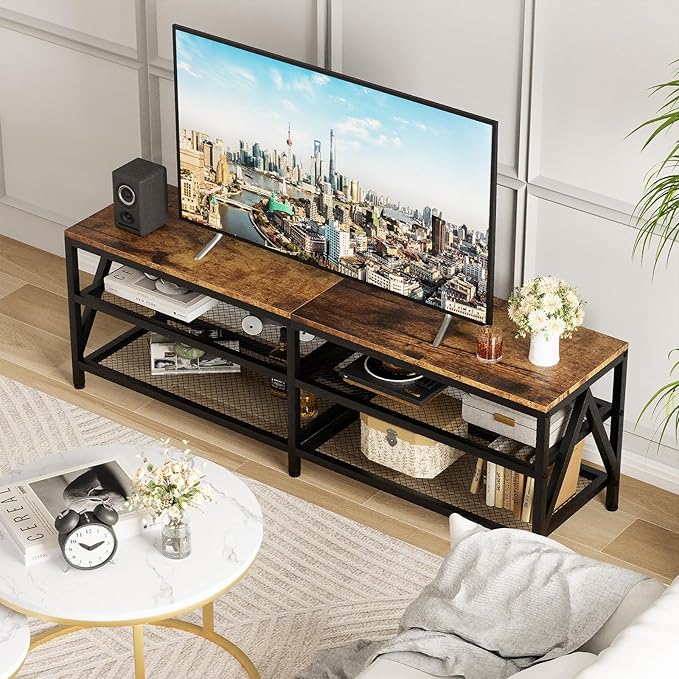TV Stand for TVs up to 70 Inch, Entertainment Center for Living Room