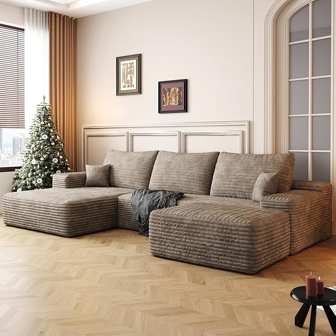 108" Sectional Couches for Living Room Cloud Couch Sofa