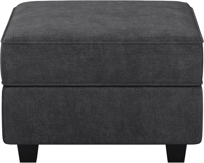 Belffin Fabric Modular Sectional Sofa Storage Ottoman Module Couch Side