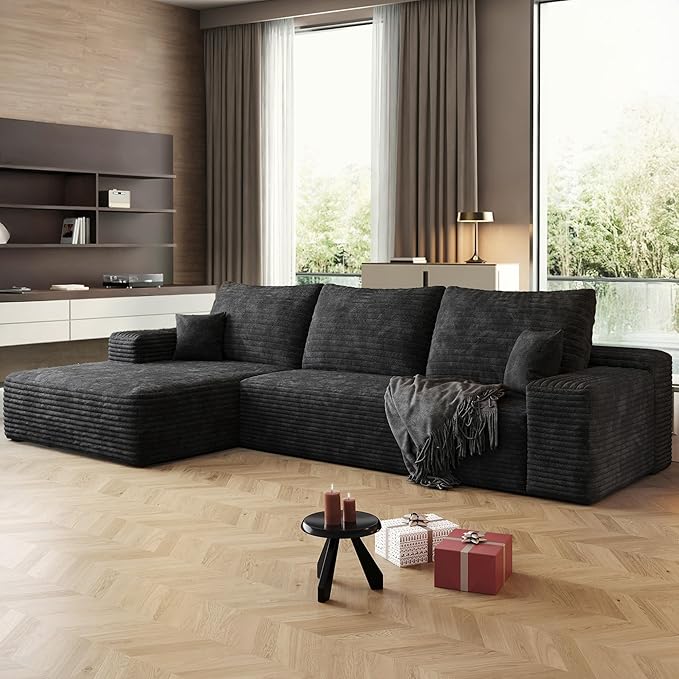 108" Sectional Couches for Living Room Cloud Couch Sofa