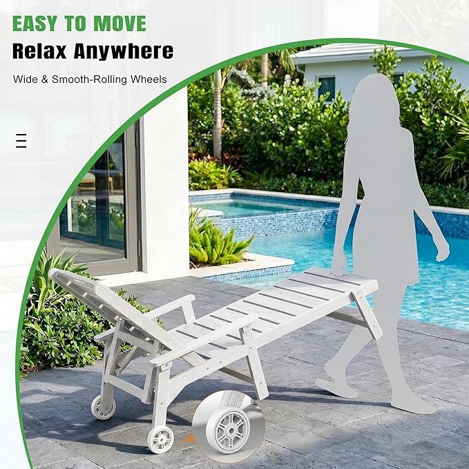 Outdoor Lounge Chair Set of 2