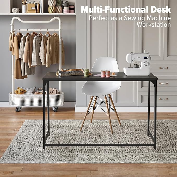 WOHOMO Folding Desk, 47.2" Foldable Computer Desk