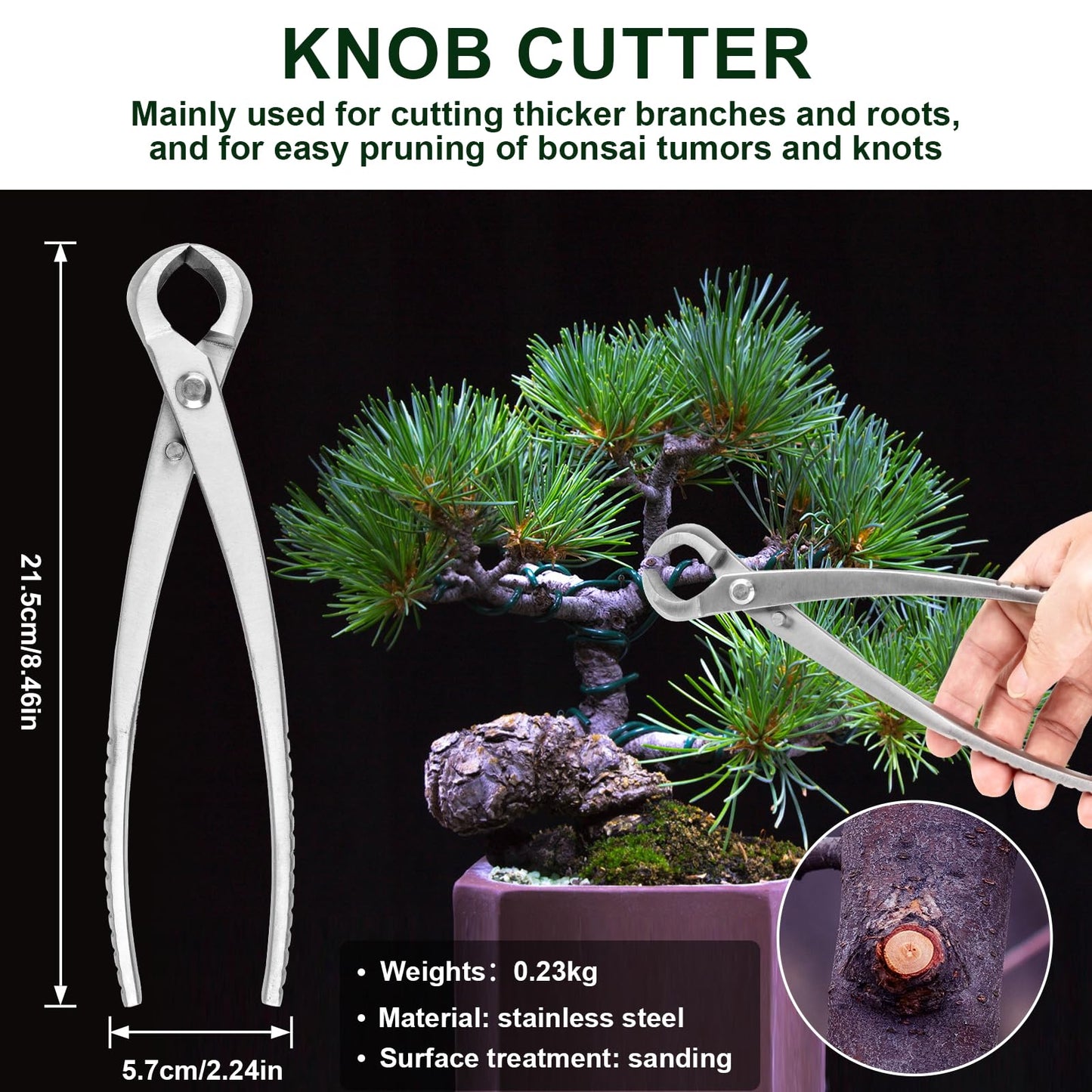 6 PCS Bonsai Pruning Tool Set, 6 Different Roles of Scissors to Meet All the Needs of the Usage Process, for Plant Pruning and Shaping, Free Your Hands and Easy to Finish the Work