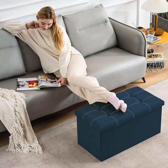YOUDENOVA 30 Inches Folding Ottoman