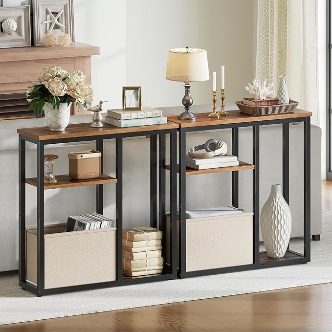 HOOBRO Narrow Console Table