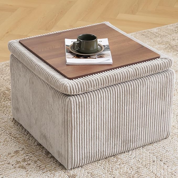 Cube Storage Ottoman, Ottoman Footstool