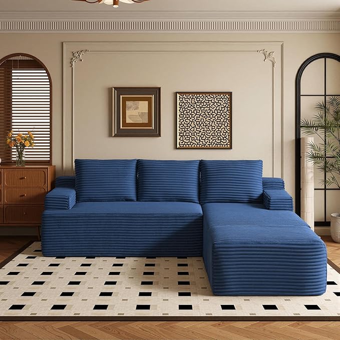 96" Sectional Couches for Living Room Cloud Couch Sofa