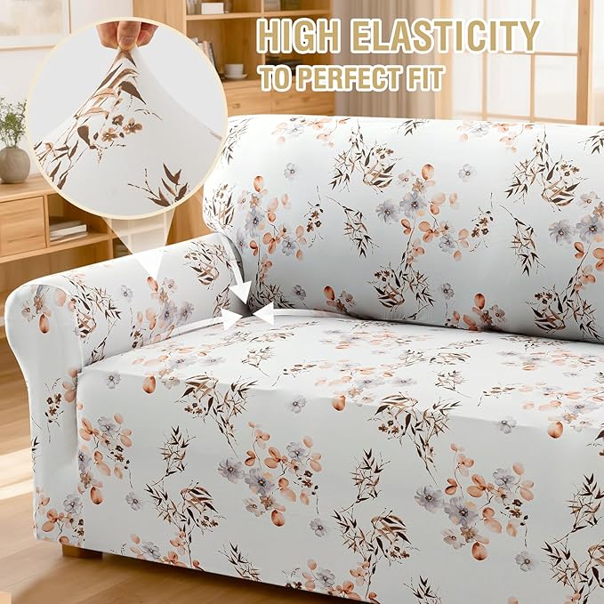 H.VERSAILTEX Printed Couch Slip Covers