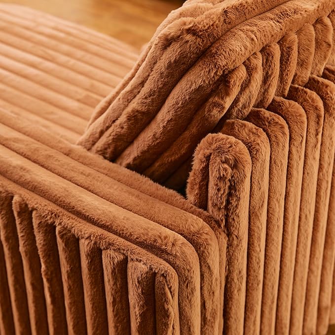 Belffin Plush Corduroy Modular Sectional Sofa Armrest Part Module