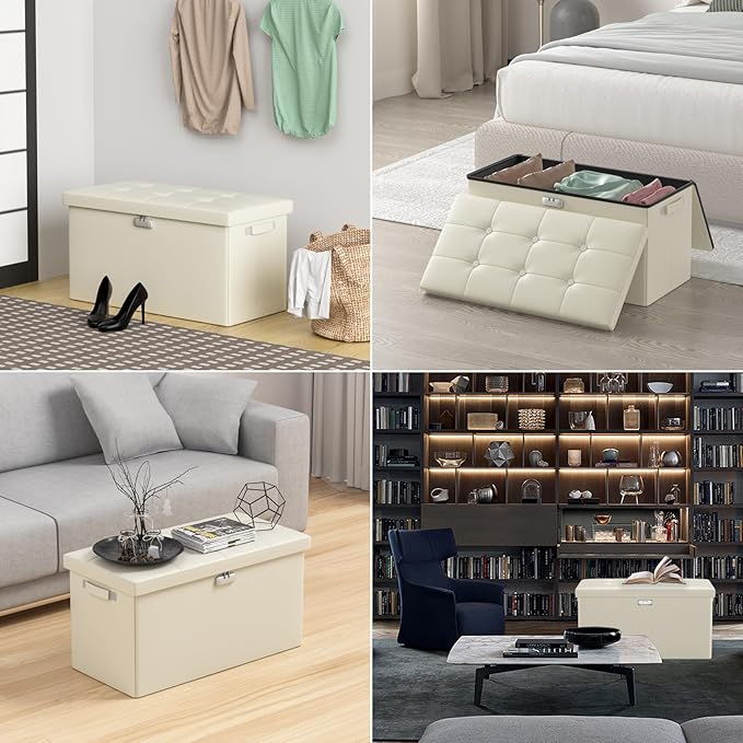 DocSafe Storage Ottoman Bench