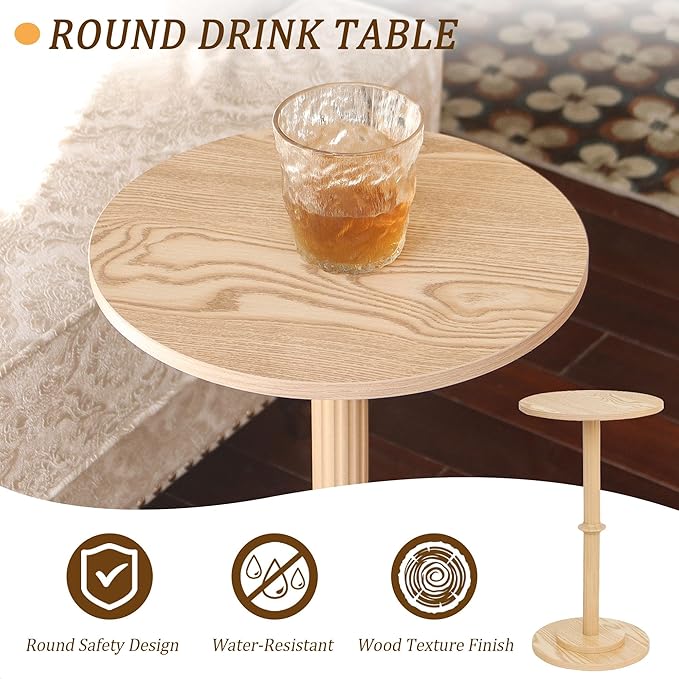 MaxSmeo Drink Table, Small Side Table