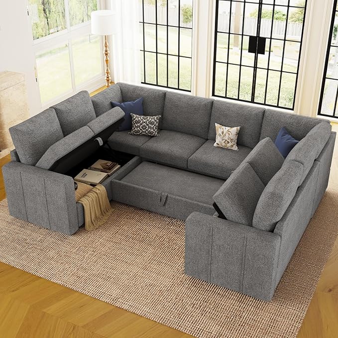 Belffin Modular Sectional Sleeper Sofa Bed