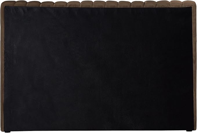 Meridian Furniture NicoBrown-T Nico Collection Modern | Contemporary Velvet