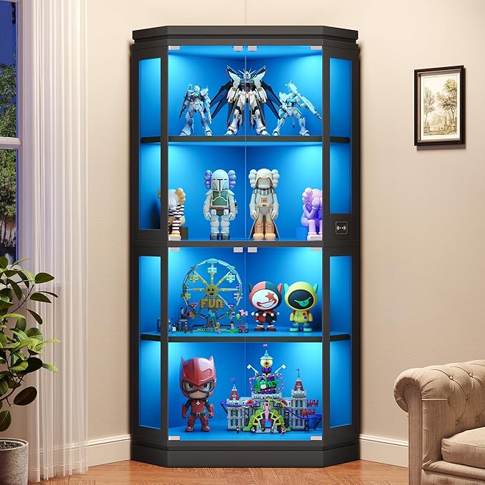 Jocoevol Corner Display Cabinet