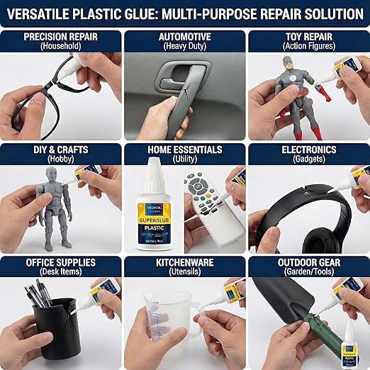Plastic Glue 100g for Model, 3D Printing Repair, Legos & Miniatures,