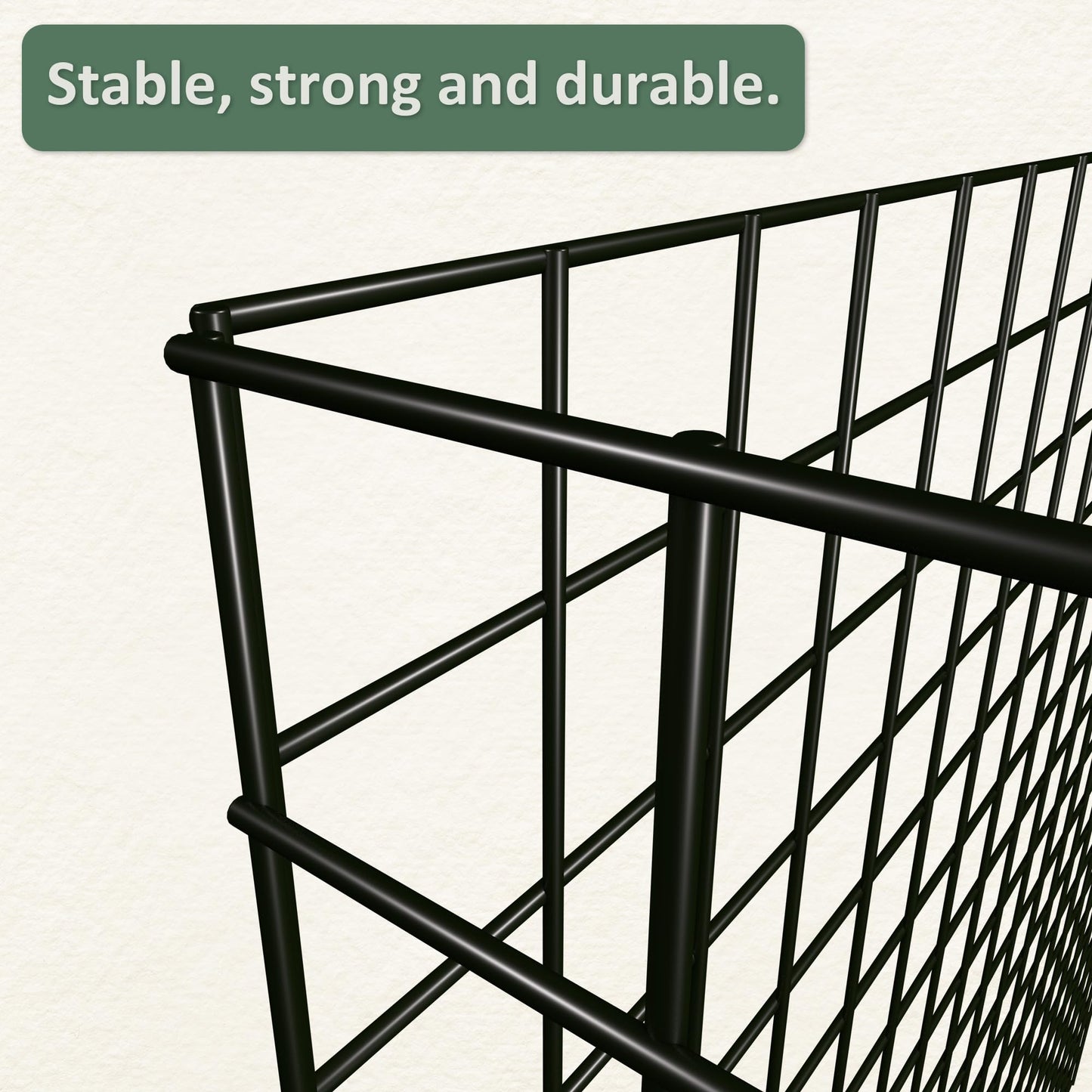Warmfarm 24 Pics DIY Metal Plant Protectors from Deer, Garden Fencing Animal Barrier Size 11.8 * 11.8 inches, Mesh Plant Cage Chicken Wire Cloche for Plants with Stakes and Nylon Cables (24 Pcs)