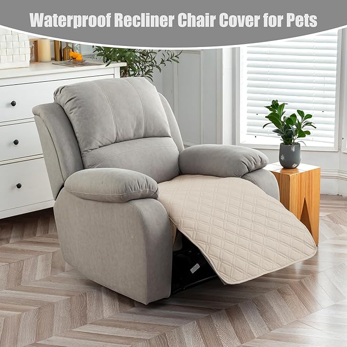 Genina Waterproof Recliner Chair Covers, Recliner Cover