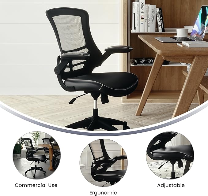 Flash Furniture Kelista Mid-Back Swivel Office Chair
