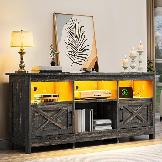 YITAHOME TV Stand for 65 Inch TVs, Entertainment Center