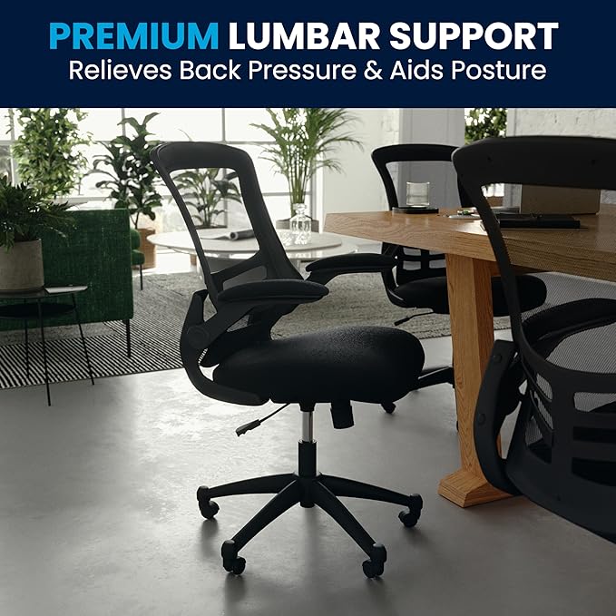 Flash Furniture Kelista Mid-Back Swivel Office Chair