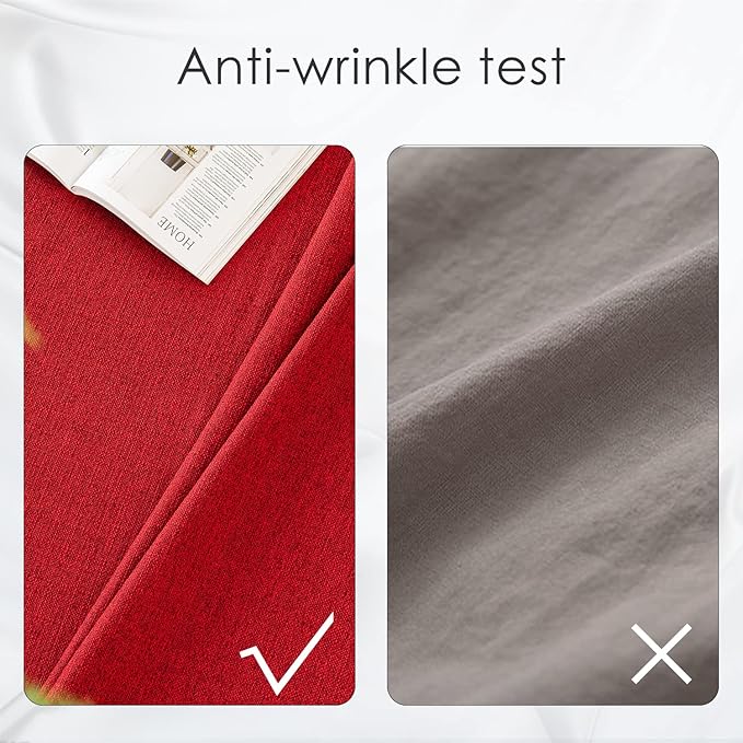 BALCONY & FALCON Rectangle Tablecloth Washable Wrinkle Resistant and Water