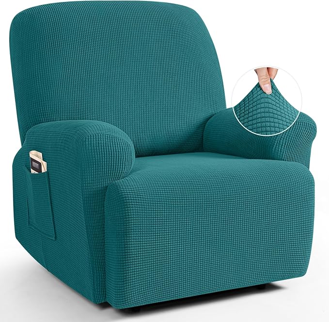 TAOCOCO Oversized Recliner Chair Covers, 1 Seater Streach Recliner Covers Soft