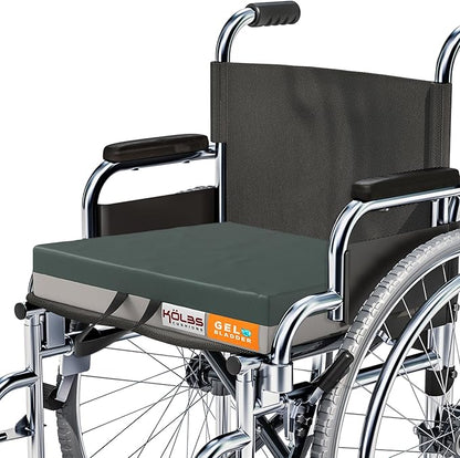 Kölbs Gel Extreme Wheelchair Cushions Seat Cushion, Coccyx, Sciatica & Tailbone Pain Relief Seating Pad Ideal for Office, Kitchen Wheelchairs and Auto, 20 x 16, 3 Inch Thick