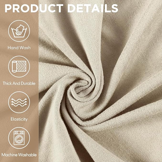 Peryiter 2 Pcs Sofa Covers Couch and Loveseat Covers Set Stretch Sofa Slipcover