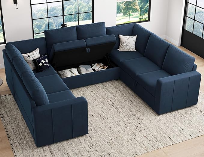 Belffin Modular Sectional Sleeper Sofa Bed
