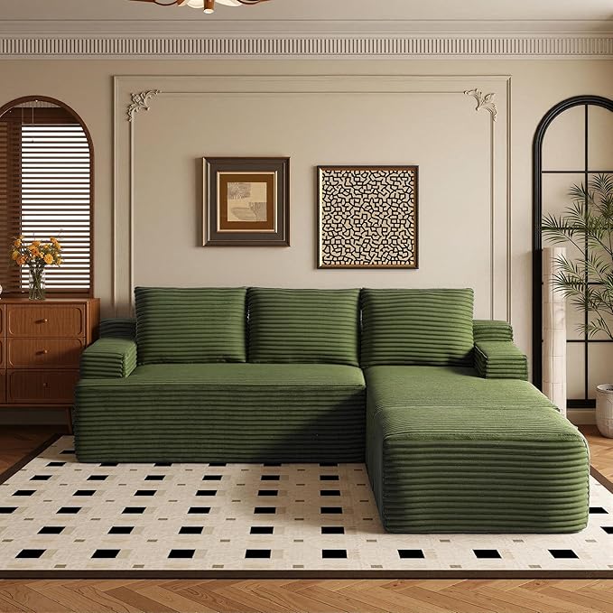 96" Sectional Couches for Living Room Cloud Couch Sofa