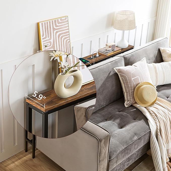 MAHANCRIS 55.1 Skinny Console Table