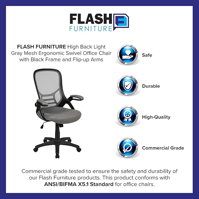 Flash Furniture Porter High-Back Swivel Office Chair