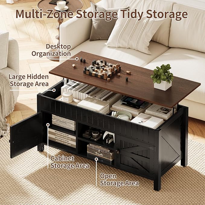 47.3" Lift Top Coffee Table