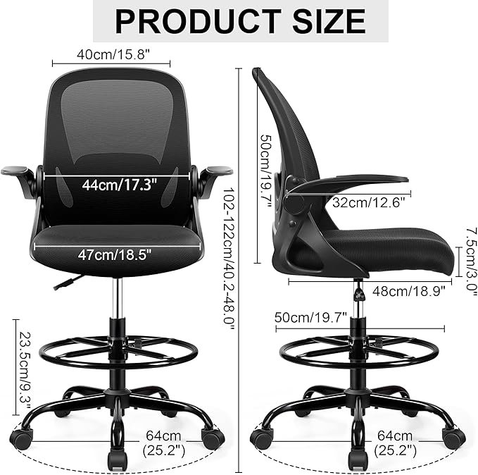 Drafting Chair Tall Office Chair