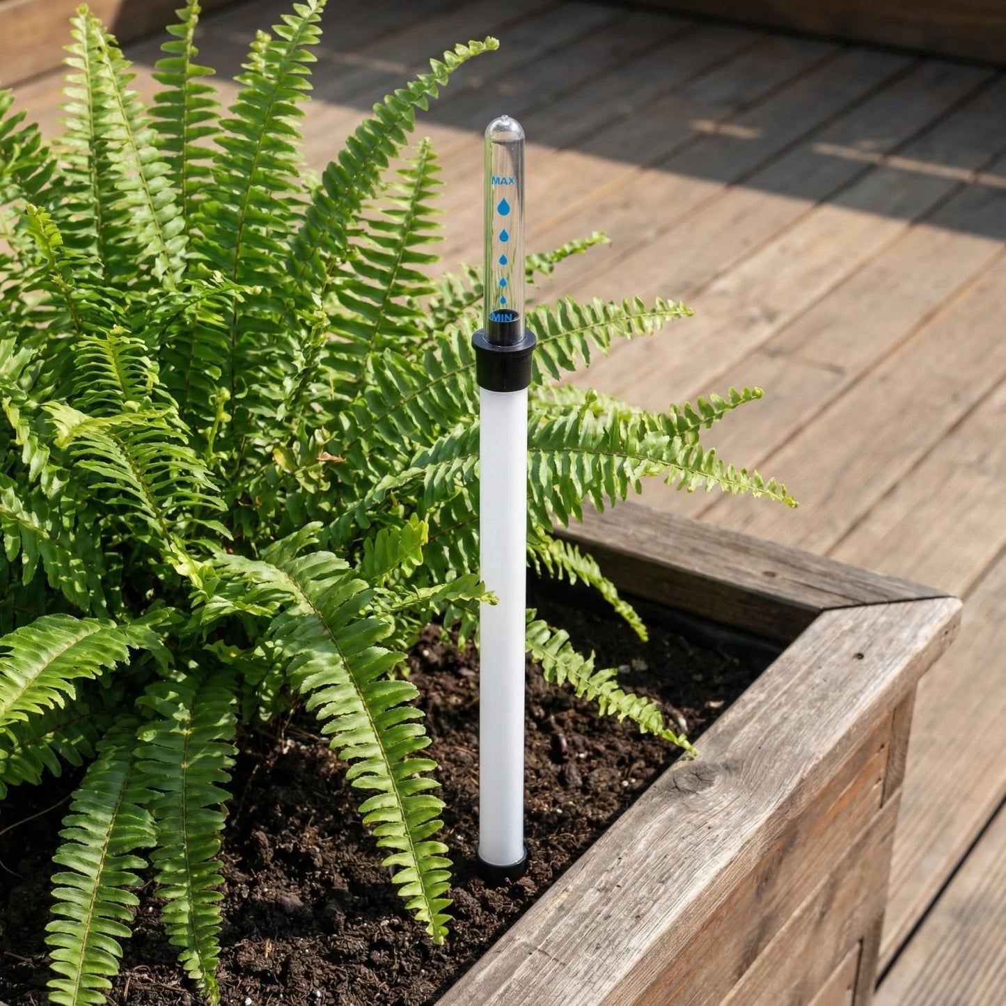 BESPORTBLE 2Pcs Water Level Indicator for Plants, 14-Inch Plant Water Meter Gauge, Visual Watering Reminder Sticks for Indoor Outdoor Potted Plants, Flower Pots and Self Watering Planters