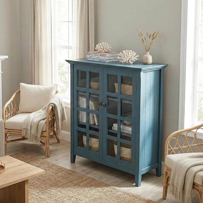SIMPLIHOME Acadian Storage Cabinet