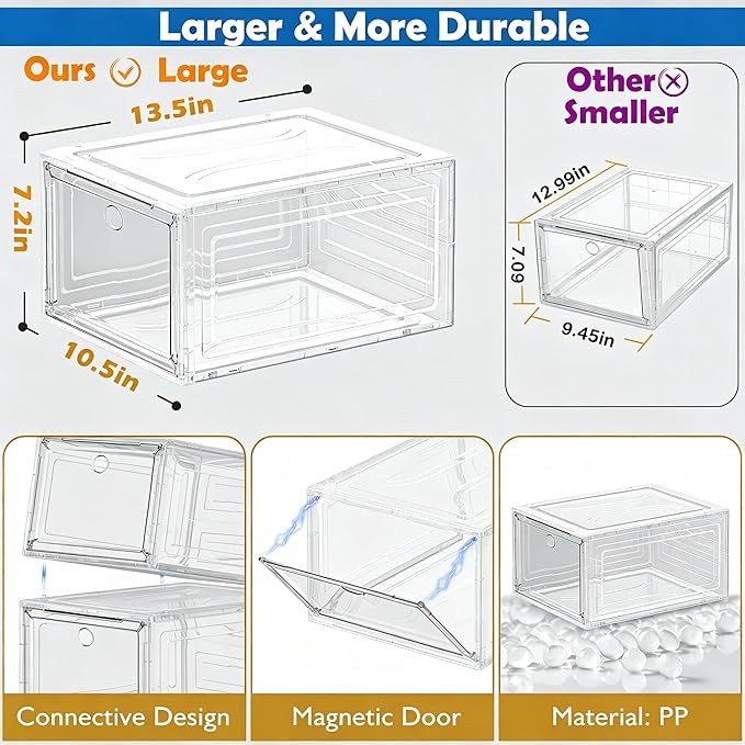 7 code Shoe Organizer, Collapsible Closet Storage Rack