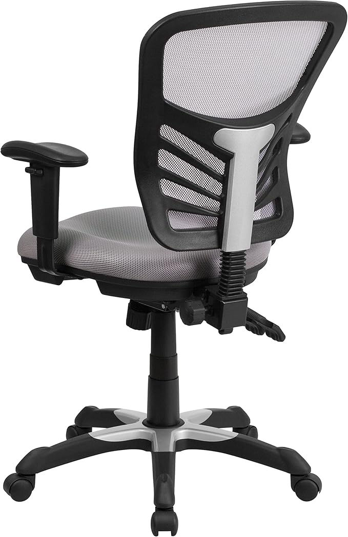 Flash Furniture Nicholas Mid-Back Swivel Office and Gaming Chair, Ergonomic